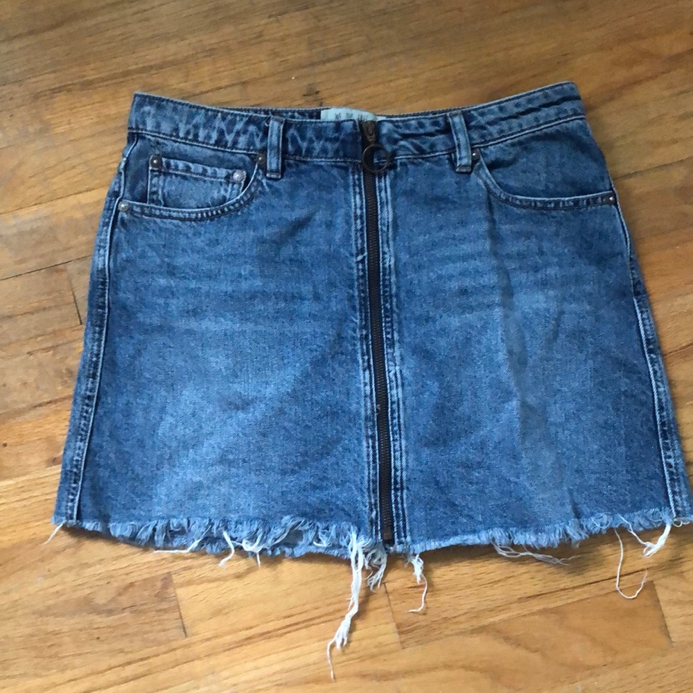 We The Free Denim Mini-Skirt